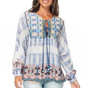 Bluse donna estiva multicolore