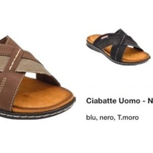 Ciabatte uomo Nazareno Gabrielli